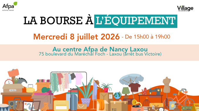 La Bourse à l'Equipement : une première édition à l'Afpa de Nancy-Laxou