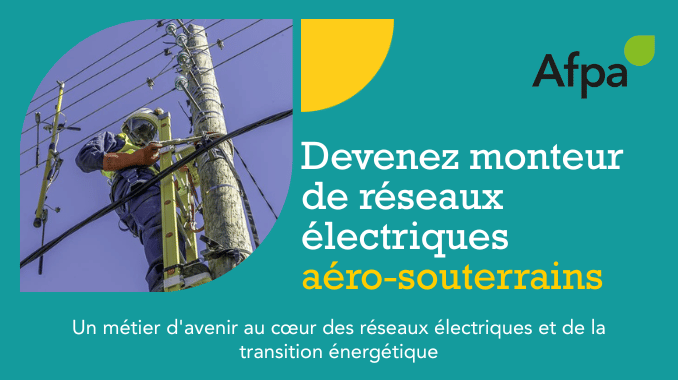 Vous souhaitez exercer un métier technique de terrain et contribuer au développement des réseaux électriques ?