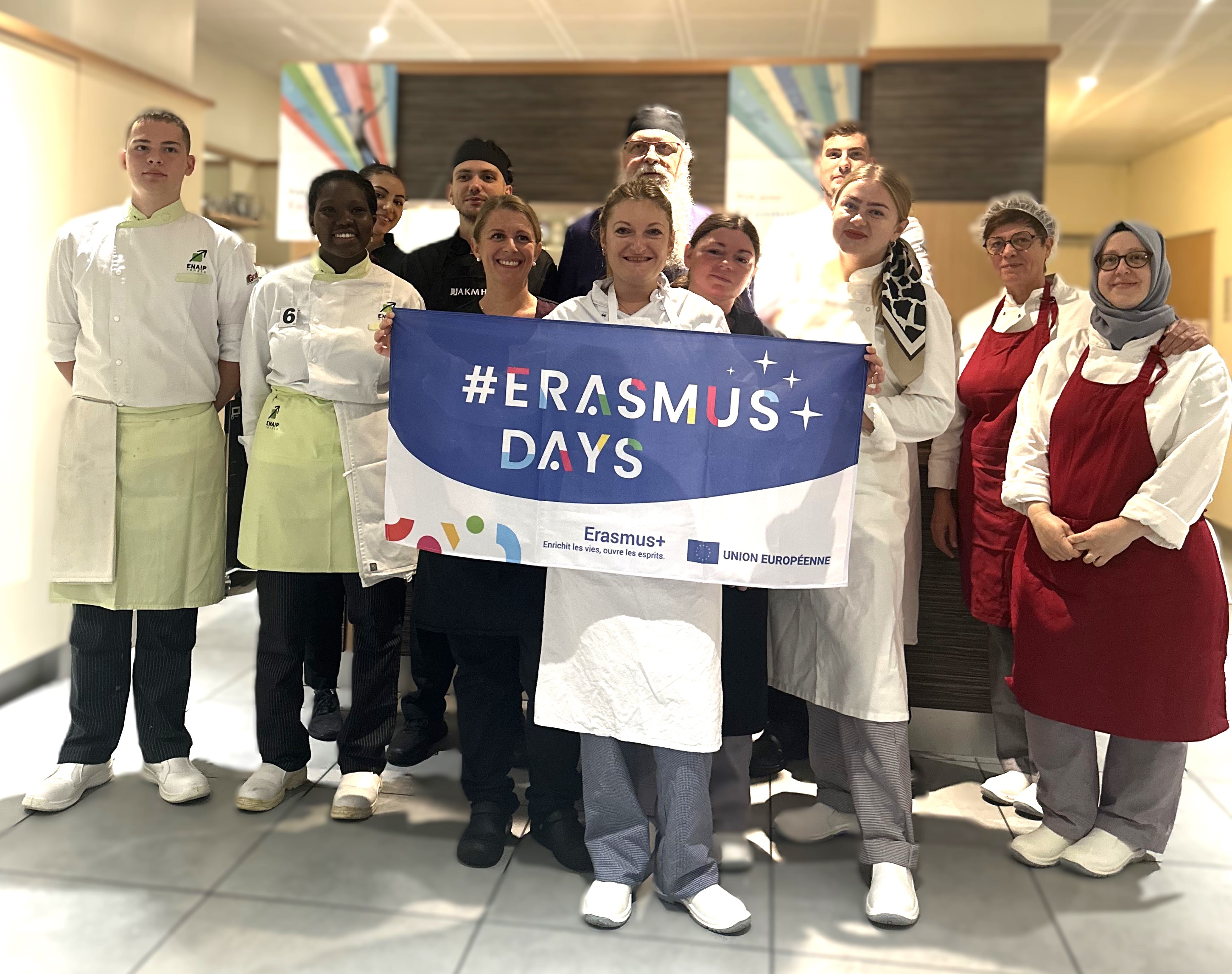 Challenge culinaire aux Erasmus days 2024 : A la rencontre de la choucroute et de la street food à l’Afpa Colmar