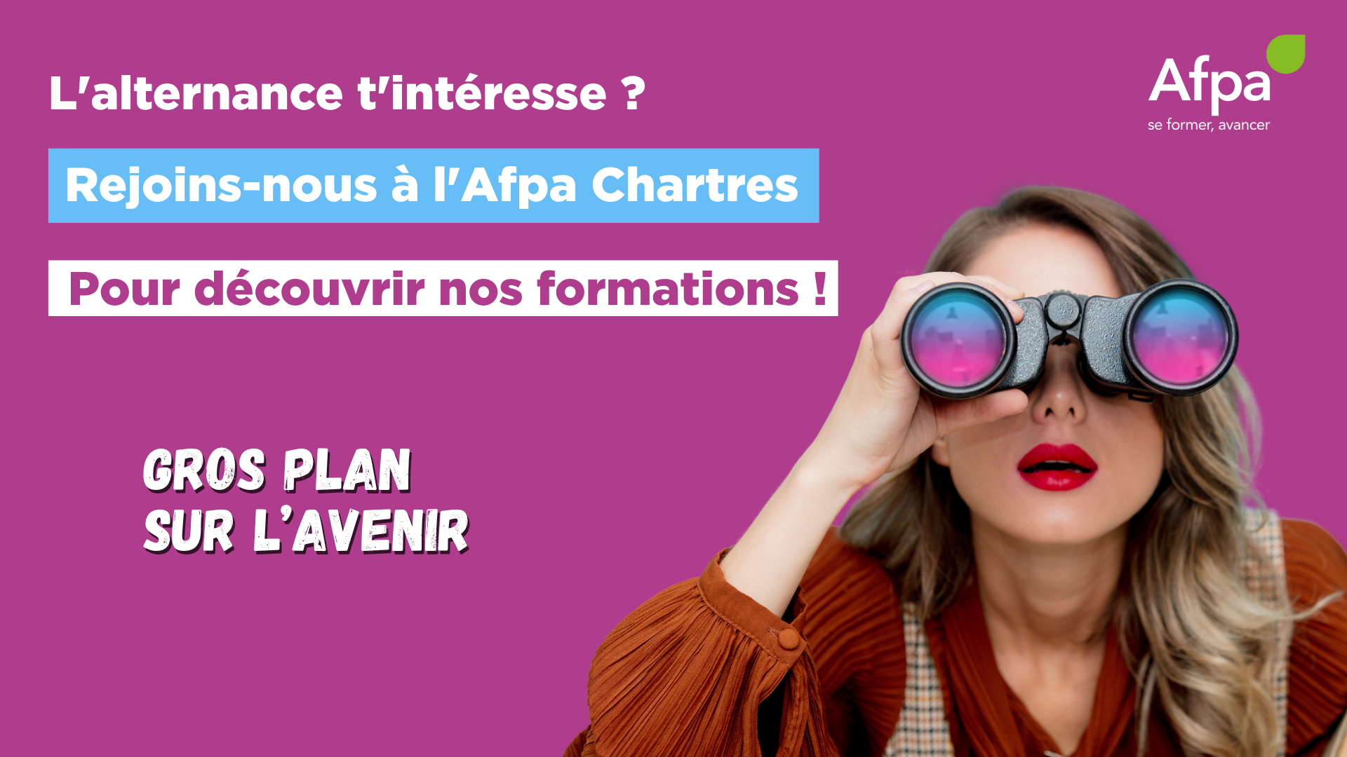 Découvrez les offres en alternance de l'Afpa Chartres
