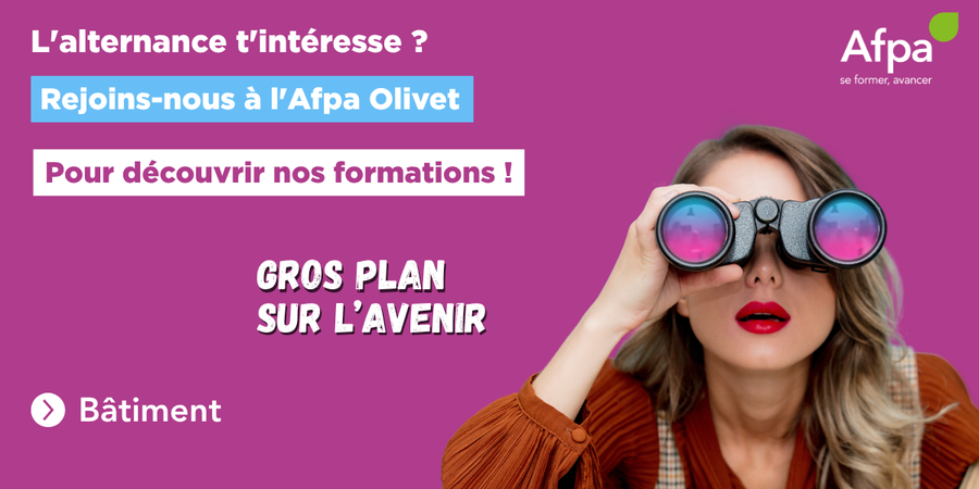 L'Afpa Orléans te forme en alternance aux métiers du bâtiment&nbsp;!