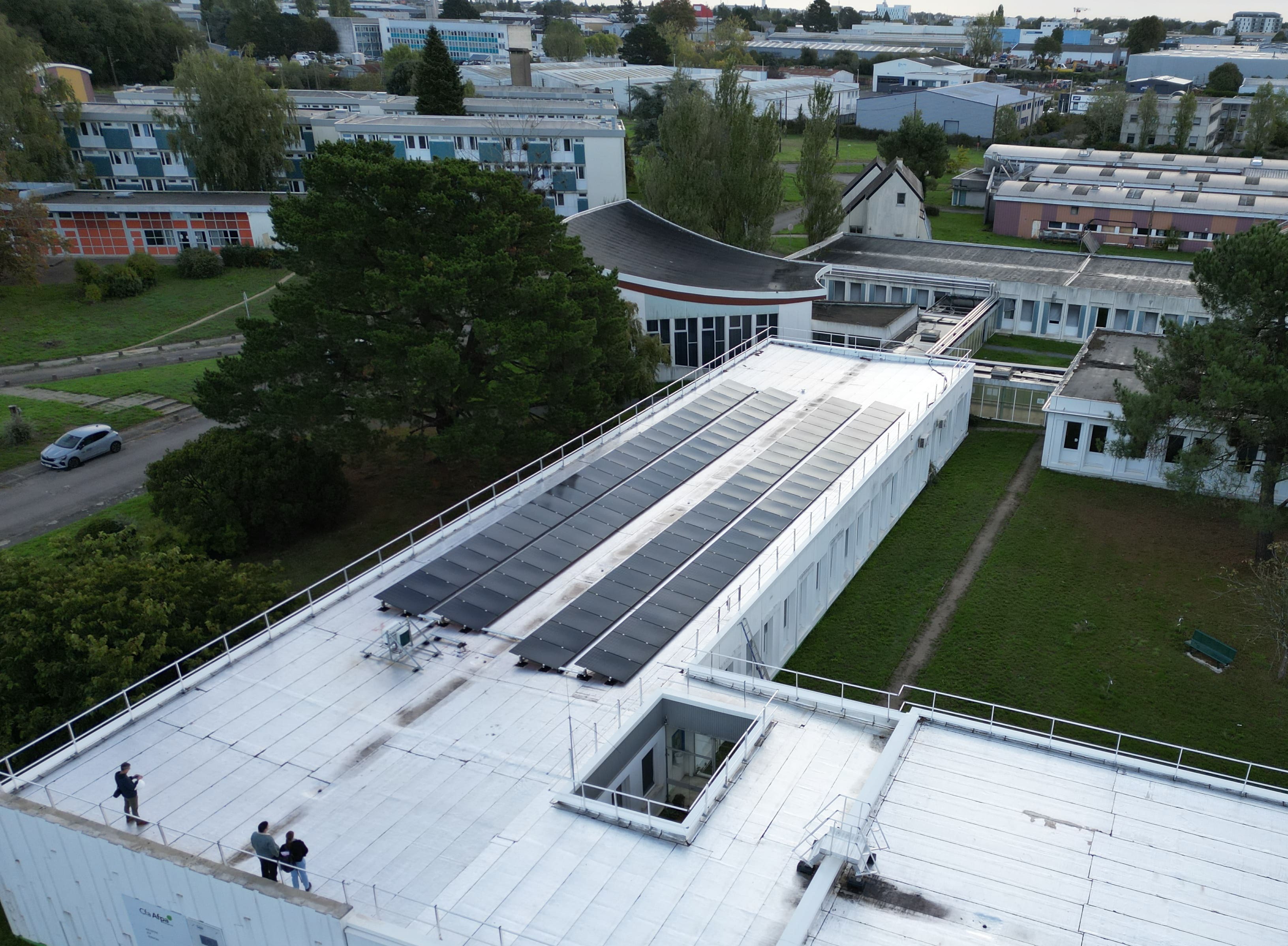 Une centrale photovoltaïque mise en service au centre Afpa de Saint‑Herblain&nbsp;