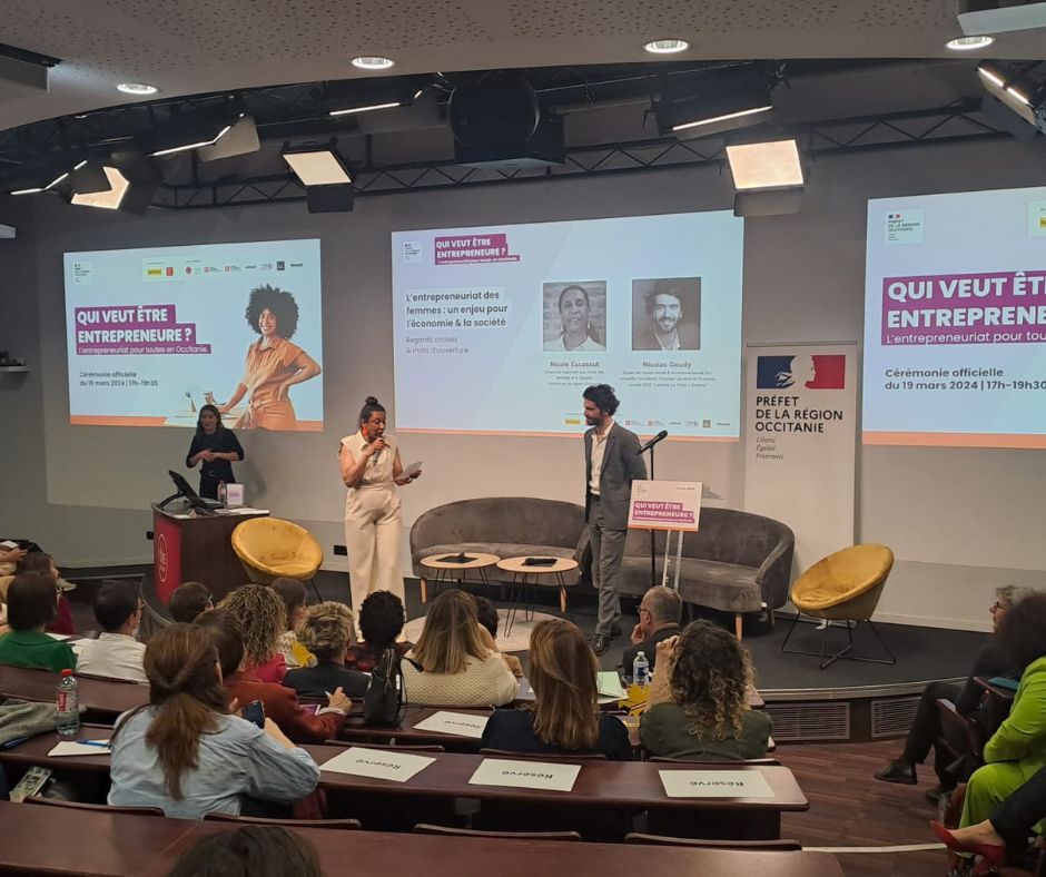 L'Afpa Occitanie soutient l'entrepreneuriat féminin lors du concours "Qui veut être entrepreneure ?"