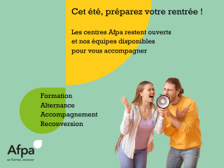 Cet été, préparez votre rentrée avec l'Afpa !