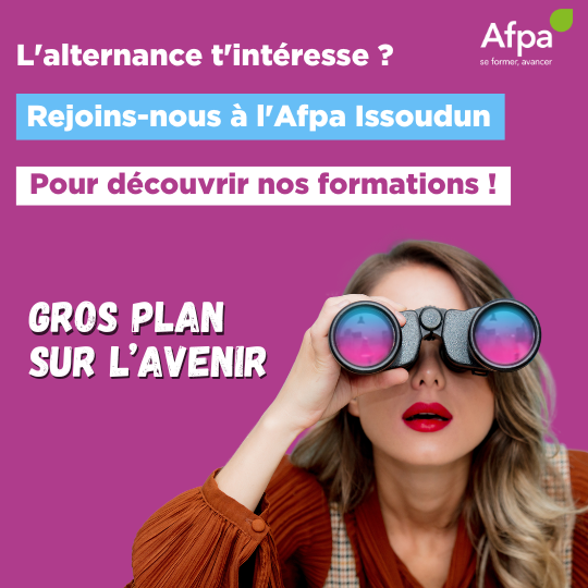 Découvrez les offres en alternance à l'Afpa Issoudun !