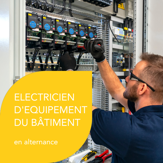 Electricien d'Equipement du Bâtiment en alternance à Olivet !