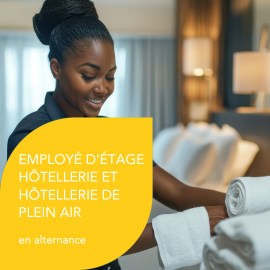Employé d'étage en hôtellerie et hôtellerie de plein air en alternance à Olivet !